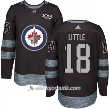 Män Ishockey Winnipeg Jets Tröja Bryan Little 18 1917-2017 100th Anniversary Adidas Svart Authentic Män Ishockey Winnipeg Jets Tröja Bryan Little 18 1917-2017 100th Anniversary Adidas Svart Authentic